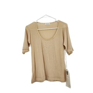 Krista Larson Women's Nylon Double Layer Scoop Shirt - OS